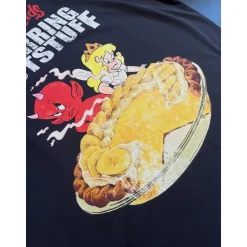 Purey Gluttonous Devil Kids Printed T-Shirt Black