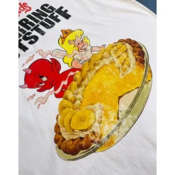 Purey Gluttonous Devil Kids Printed T-Shirt White