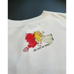 Purey Gluttonous Devil Kids Printed T-Shirt White