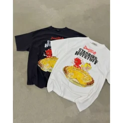 Purey Gluttonous Devil Kids Printed T-Shirt Black
