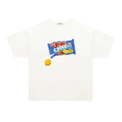 Purey Oreo Logo Printed T-Shirt White