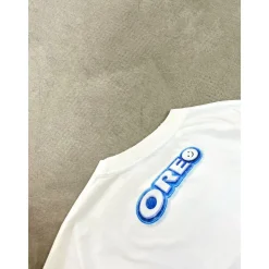 Purey Oreo Logo Printed T-Shirt White
