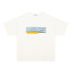 Purey Windows Logo Printed T-Shirt Vintage White