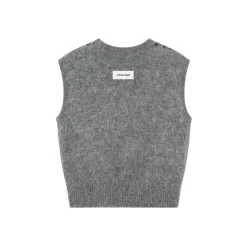SomeSowe Checkered Woolen Vest