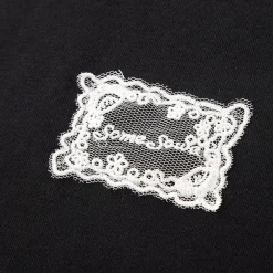 SomeSowe Fake-2-Piece Long Sleeve T-Shirt Black