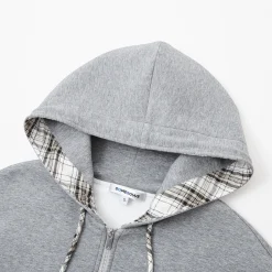 SomeSowe Fleece-Lined Hooded Top Jacket Gray