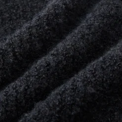 SomeSowe Lace Doll Collar Destroyed Cardigan Navy Blue