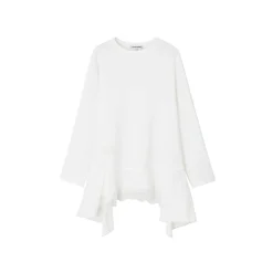 SomeSowe Lace Patchwork Fake-2-Piece Long Sleeve T-Shirt