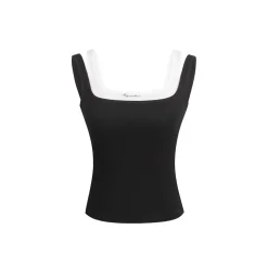 Three Quarters Fake-2-Piece Sling Top