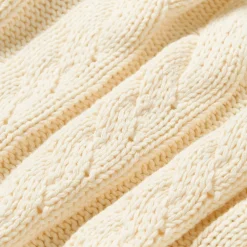 Via Pitti Big Hat Twist Shorts Knit Cardigan Beige