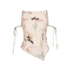 Via Pitti Butterfly Printed Tie Vest Top