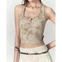Via Pitti Stringy Selvage Short Slim Vest