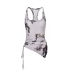 Via Pitti Versatile Printed Drawstring Vest Purple