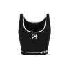 Weird Market Basic Logo Knit Vest Black
