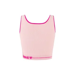Weird Market Basic Logo Knit Vest Pink