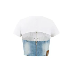 Weird Market Denim Patch Camisole Top