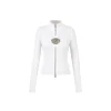 Weird Market Metal Logo Hollow-Out Knit Top White