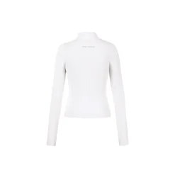 Weird Market Metal Logo Hollow-Out Knit Top White