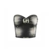 Weird Market Metal Logo Vest Tube Top Black