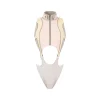 Weird Market Racing Leather Patch Vest Pink