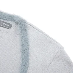 Weird Market X Angel Boy Square-Neck Knit Crop Top