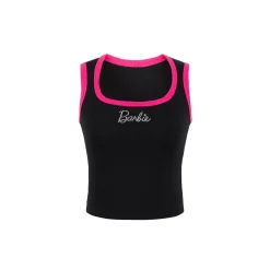 Weird Market X Barbie Hotfix Logo Contrast Vest Black