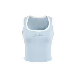 Weird Market X Barbie Hotfix Logo Contrast Vest Blue