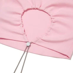 Weird Market X Barbie Rhinestone Logo Slim Tee Pink