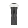 AGAM Detachable Half Skirt Micro-Cut Pants