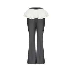 AGAM Detachable Half Skirt Micro-Cut Pants