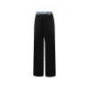 Ann Andelman Denim Wasit Suit Pants Black