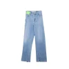 Ann Andelman Lizard Patch Jeans Blue