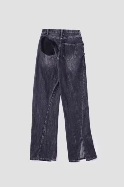 Ann Andelman Lizard Patch Jeans Black