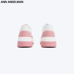 Ann Andelman Logo Heel Platform Sneaker Light Pink