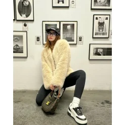 Ann Andelman Logo Heel Platform Sneaker Black