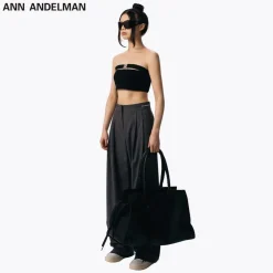 Ann Andelman Wide-leg Pants Grey