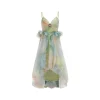 Arte Pura Green Render Bud Camisole Dress