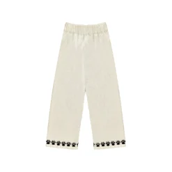 AsGony Towel Fleece Soft Jacquard Casual Pants