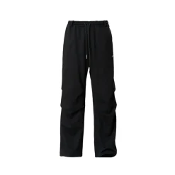 CATSSTAC Clean Fit Wide Leg Pleated Sweat Pants Black