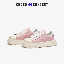 Choco Concert Mis-Matched Shell Toe Sneaker Pink