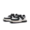Choco Concert Mis-Matched Square Toe Sneaker Black