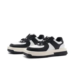 Choco Concert Mis-Matched Square Toe Sneaker Black