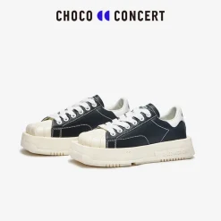 Choco Concert Mis-Matched Shell Toe Sneaker Black