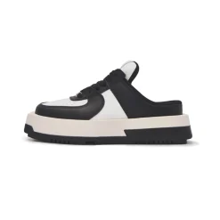 Choco Concert Mis-Matched Square Toe Slip On Black