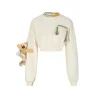 13De Marzo Bear Deconstruct Sweater