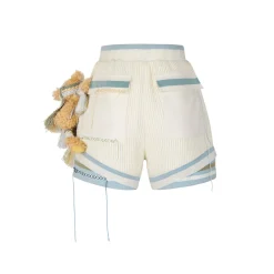 13De Marzo Bear Deconstruct Knit Shorts