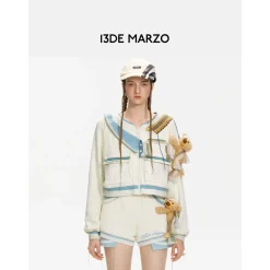 13De Marzo Bear Deconstruct Sweater Top