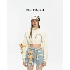 13De Marzo Bear Deconstruct Sweater