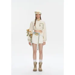 13De Marzo Bear Deconstruct Sweater
