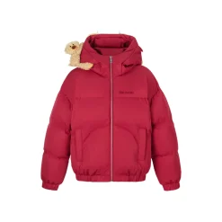 13De Marzo Bear Dragon Year Down Jacket Red